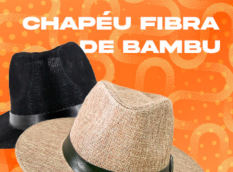 Chapéu Fibra de Bambu